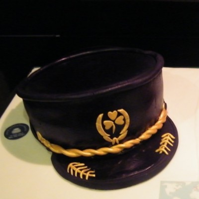 Pilot's Captain Hat Cake 