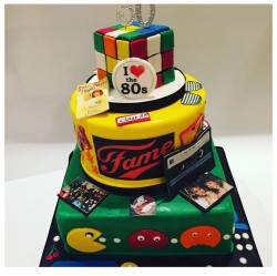 80's Theme Cake