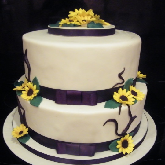 Wedding Cake Sunflowers